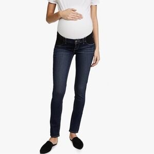 Paige verdugo crop side panel maternity jeans